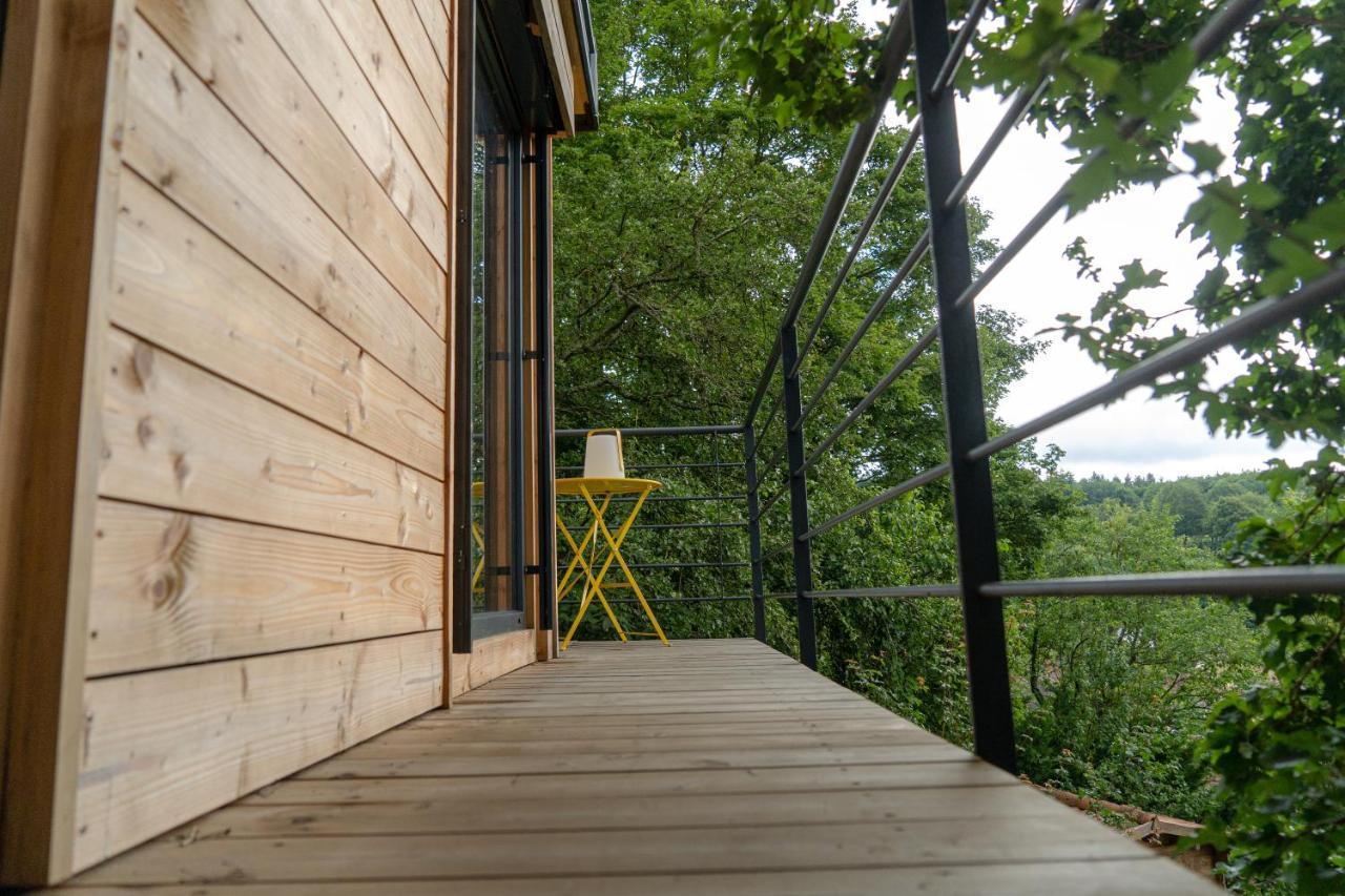 Le Moonloft Insolite Tiny-House Dans Les Arbres & 1 Seance De Sauna Pour 2 Avec Vue Panoramique Osenbach Exterior foto